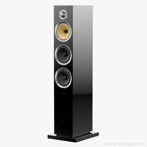 bowers-and-wilkins-cm8-s2-gloss-black-3d-model-max-obj-3ds